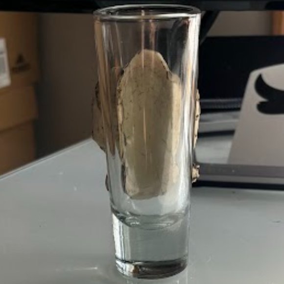 Mayan God Maize Shot Glass Chichén Itzá Mexico Unique Design Used - Picture 4 of 6